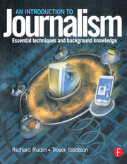 Introduction to Journalism: Essential techniques and background knowledge book cover