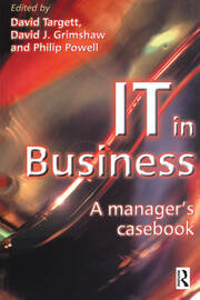 IT in Business: A Business Manager's Casebook book cover