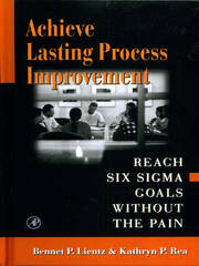Achieve Lasting Process Improvement book cover