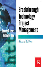 Breakthrough Technology Project Management book cover