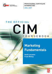 CIM Coursebook 06/07 Marketing Fundamentals book cover