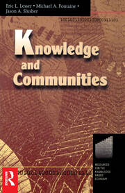 Knowledge and Communities book cover