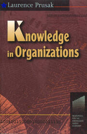 Knowledge in Organisations book cover