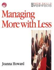 Managing More with Less book cover