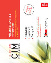 CIM Revision Cards Managing Marketing Performance book cover