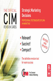 CIM Revision Cards Strategic Marketing Decisions book cover
