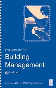 Introduction to Building Management book cover
