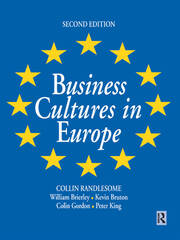 Business Cultures in Europe book cover
