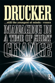 Managing in a Time of Great Change book cover