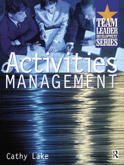 Activities Management book cover