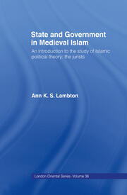 State and Government in Medieval Islam book cover