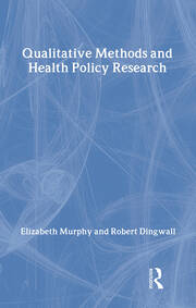 Qualitative Methods and Health Policy Research book cover