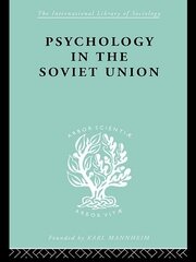 Psychology in the Soviet Union   Ils 272 book cover