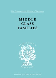 Middle Class Families book cover