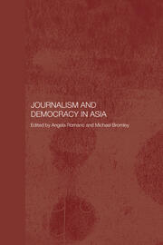 Journalism and Democracy in Asia book cover