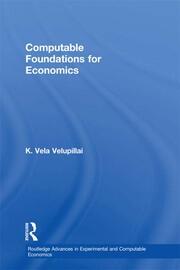 Computable Foundations for Economics book cover