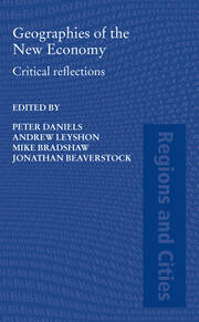 Geographies of the New Economy: Critical Reflections book cover