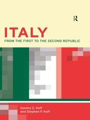 Italy: From the 1st to the 2nd Republic book cover
