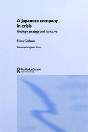 Japanese Company in Crisis book cover