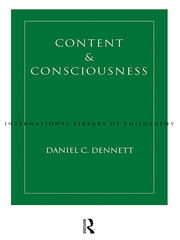Content and Consciousness book cover