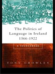 The Politics of Language in Ireland 1366-1922: A Sourcebook book cover