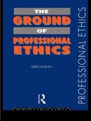 The Ground of Professional Ethics book cover