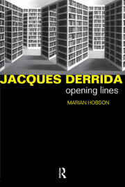 Jacques Derrida: Opening Lines book cover