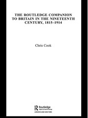 The Routledge Companion to Britain in the Nineteenth Century, 1815-1914 book cover