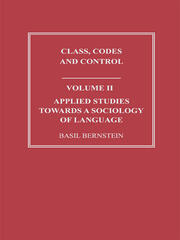 Applied Studies Towards a Sociology of Language book cover