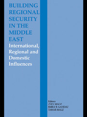 Building Regional Security in the Middle East: Domestic, Regional and International Influences book cover
