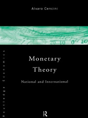 Monetary Theory: National and International book cover