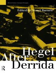Hegel After Derrida book cover