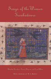 Songs of the Women Troubadours book cover