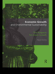 Economic Growth and Environmental Sustainability: The Prospects for Green Growth book cover