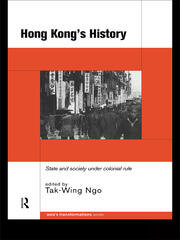 Hong Kong's History: State and Society Under Colonial Rule book cover