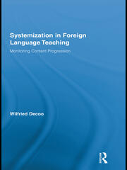 Systemization in Foreign Language Teaching: Monitoring Content Progression book cover