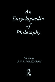 An Encyclopedia of Philosophy book cover