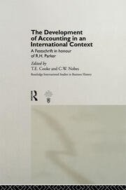 The Development of Accounting in an International Context: A Festschrift in Honour of R. H. Parker book cover