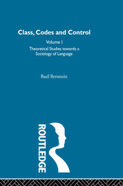 Theoretical Studies Towards a Sociology of Language book cover