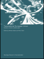 Transnational European Union: Towards a Common Political Space book cover