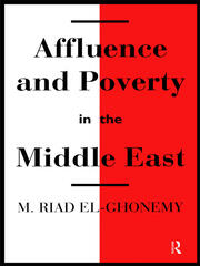 Affluence and Poverty in the Middle East book cover