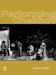 Performing Chekhov book cover