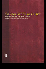 The New Institutional Politics: Outcomes and Consequences book cover