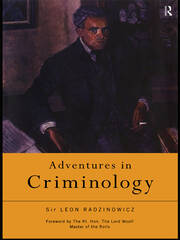Adventures in Criminology book cover