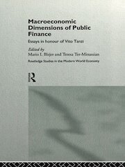 Macroeconomic Dimensions of Public Finance: Essays in Honour of Vito Tanzi book cover