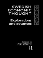 Swedish Economic Thought: Explorations and Advances book cover