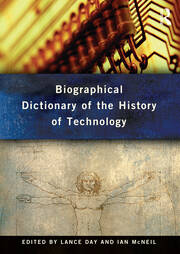 Biographical Dictionary of the History of Technology book cover