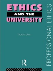 Ethics and the University book cover