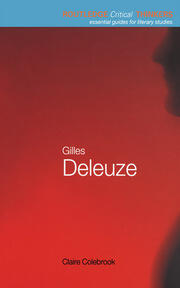 Gilles Deleuze book cover