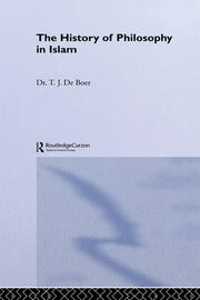 History Of Philosophy In Islam book cover